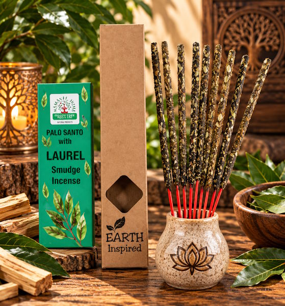 Incienso Orgánico Laurel Palo Santo Orkay 25 gr Incienso Orgánico Laurel Palo Santo Orkay 25 gr